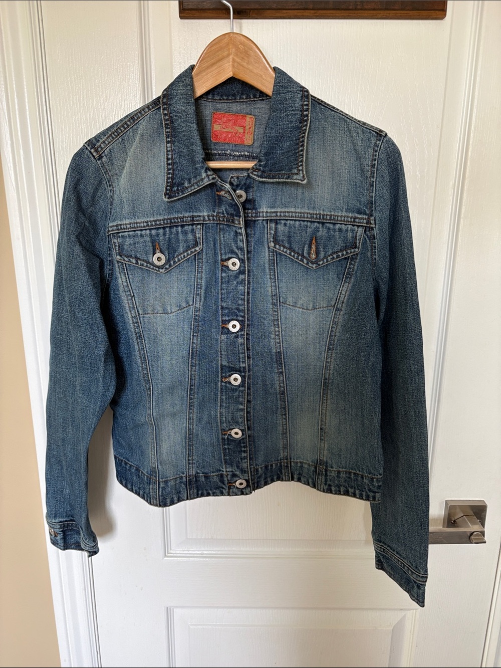 stradivarius Blue Denim Jean Jacket